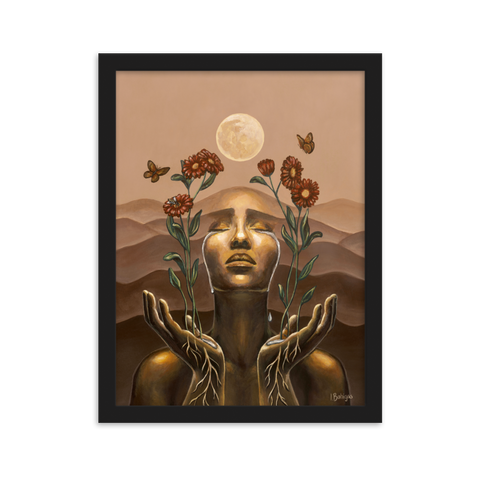 HEAL framed fine art print
