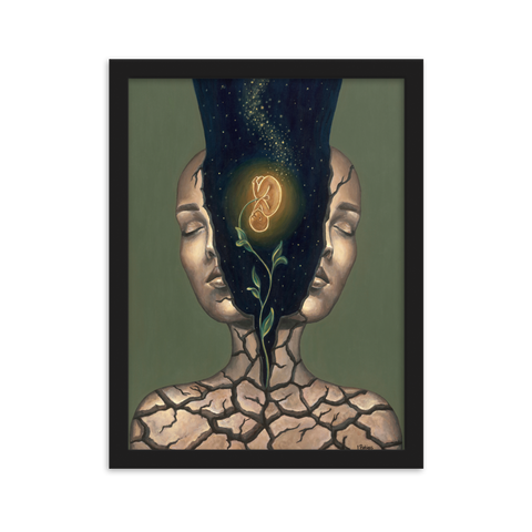 REBIRTH framed fine art print
