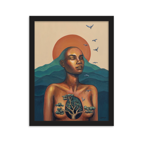 RISE UP framed fine art print