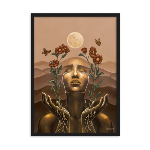 HEAL framed fine art print