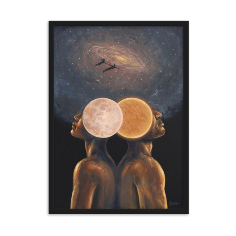 DIVINE UNION framed fine art print