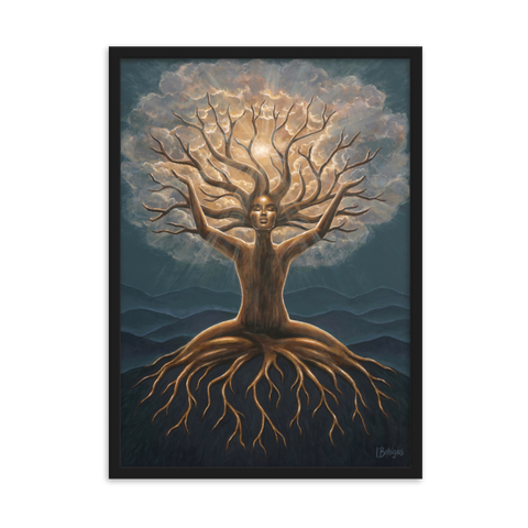 CONNECTED framed fine art print