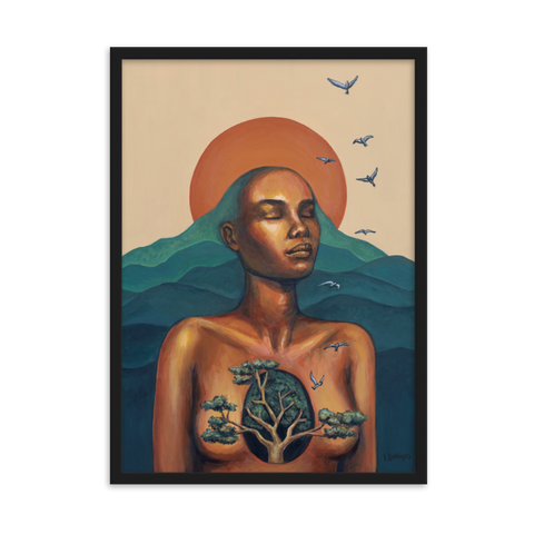 RISE UP framed fine art print