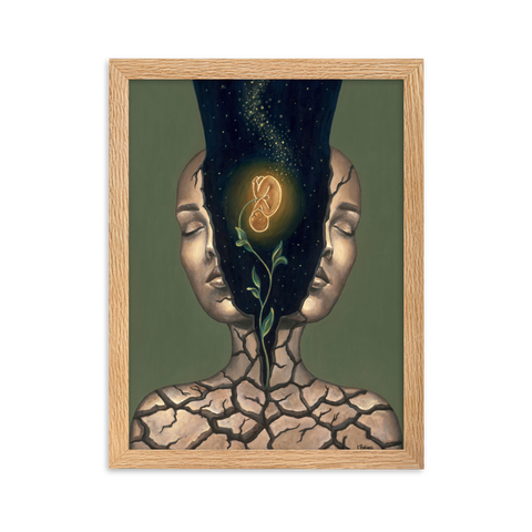 REBIRTH framed fine art print
