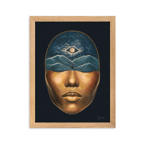 VISION framed fine art print