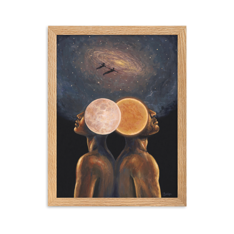 DIVINE UNION framed fine art print
