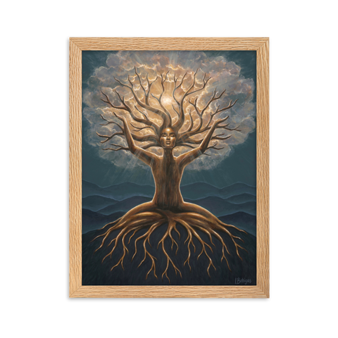 CONNECTED framed fine art print
