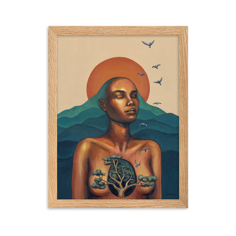 RISE UP framed fine art print