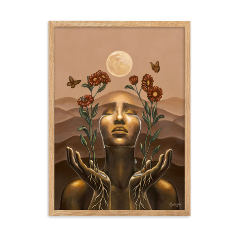 HEAL framed fine art print