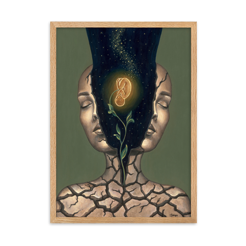 REBIRTH framed fine art print
