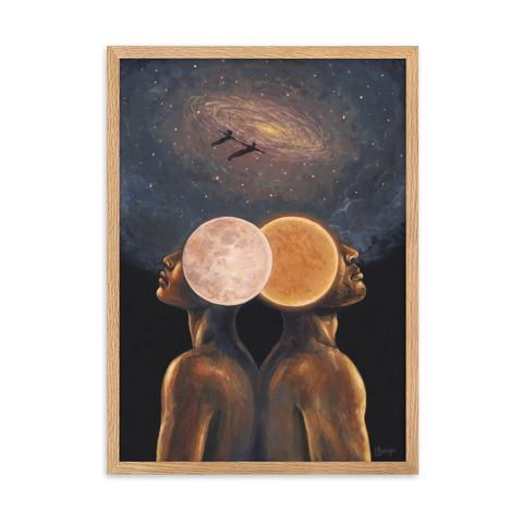DIVINE UNION framed fine art print