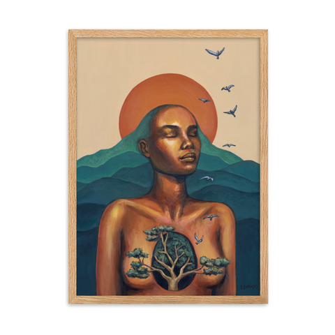 RISE UP framed fine art print