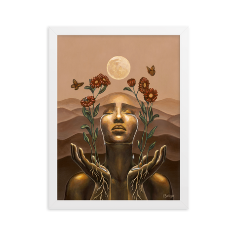HEAL framed fine art print