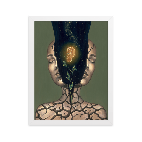 REBIRTH framed fine art print