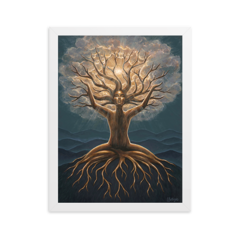 CONNECTED framed fine art print