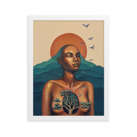 RISE UP framed fine art print