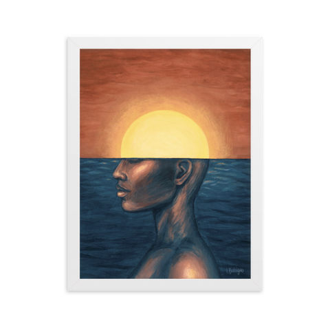 GO DEEP framed fine art print