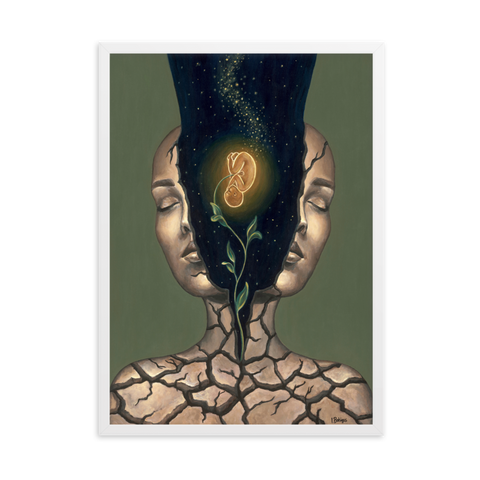 REBIRTH framed fine art print