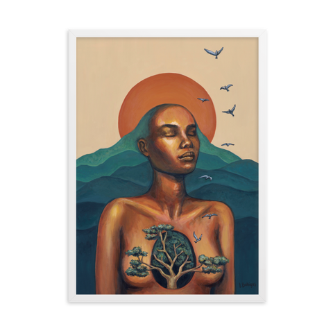 RISE UP framed fine art print